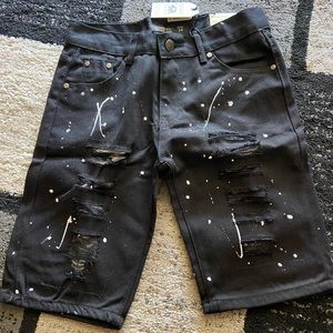 Boys black Jean shorts